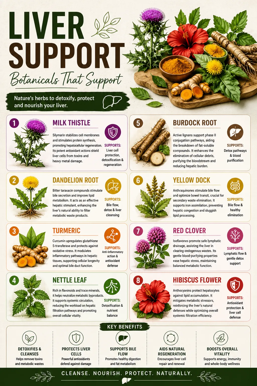 Liver Support Herbs — botanicals that detoxify, protect and nourish your liver