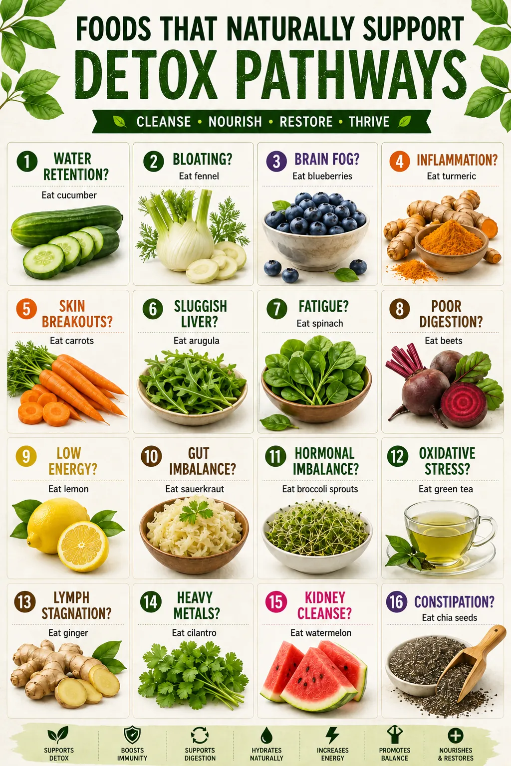 Foods That Support Detox Pathways — cleanse, nourish, restore, thrive