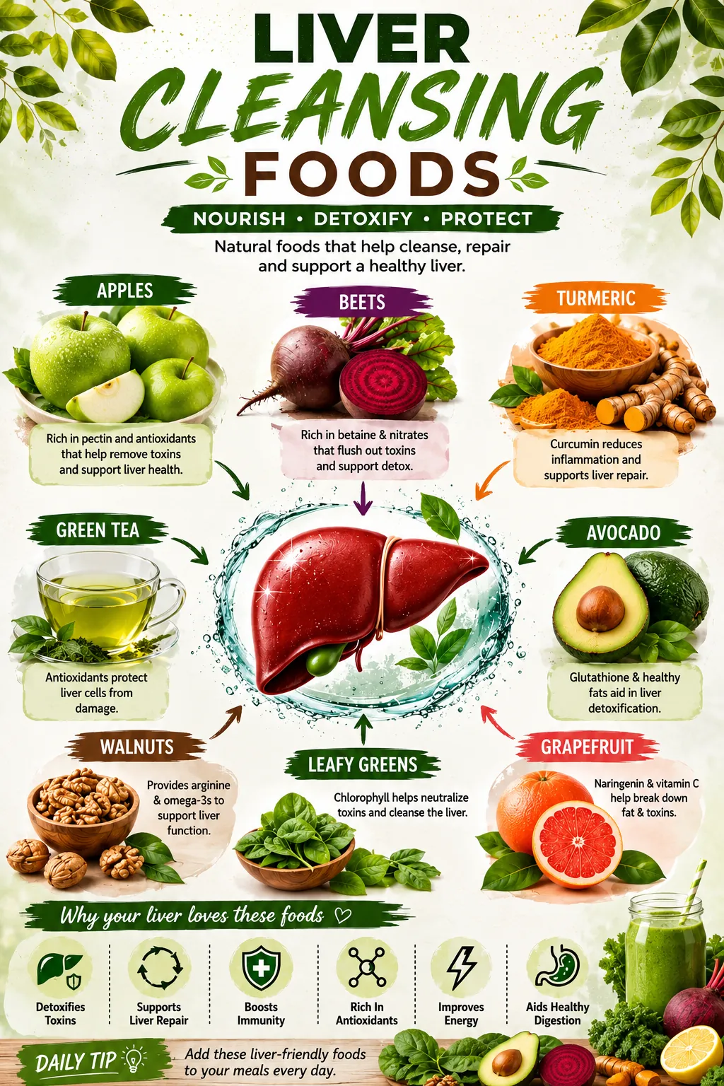 Liver Cleansing Foods — nourish, detoxify, protect